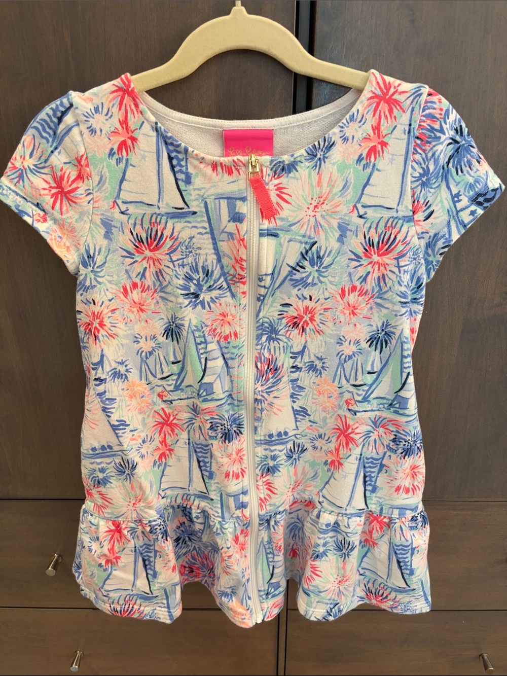 Lilly Pulitzer girls firework dress with pockets